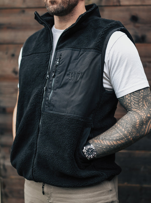 Rambler Sherpa Gilet - Black
