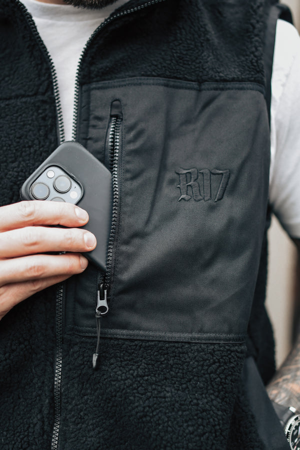 Rambler Sherpa Gilet - Black