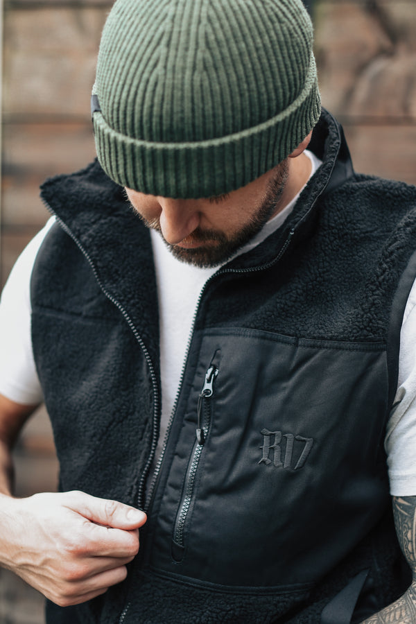 Rambler Sherpa Gilet - Black