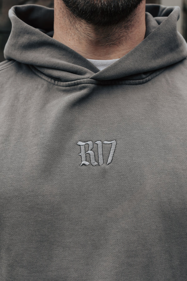 Signature Relaxed Hoodie - Warm Grey