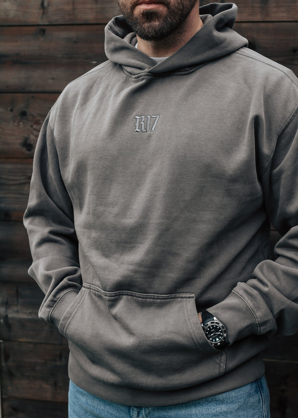 Signature Relaxed Hoodie - Warm Grey