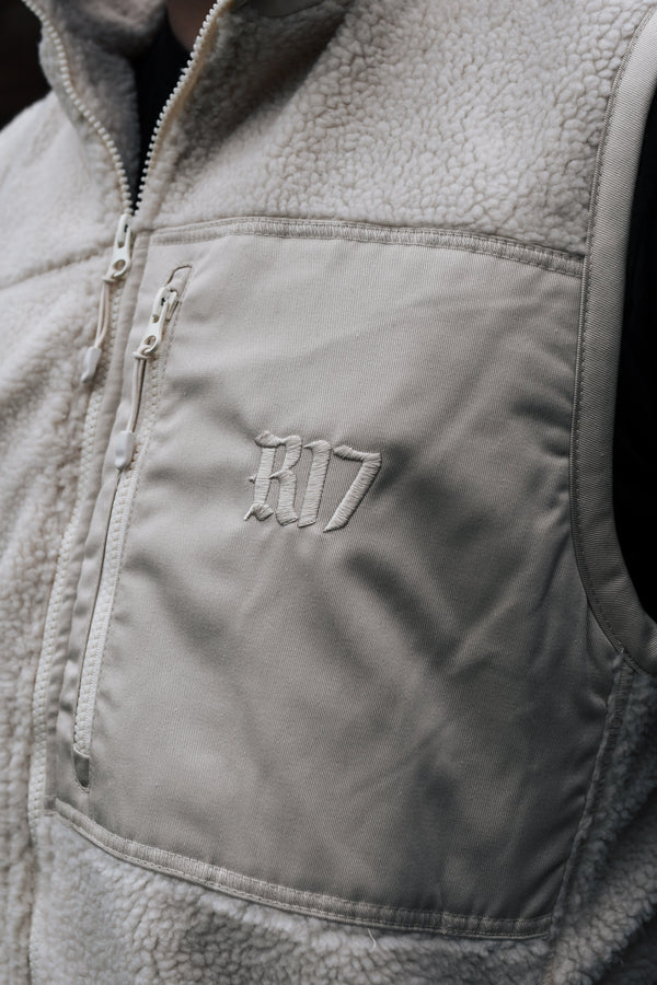 Rambler Sherpa Gilet - Ecru