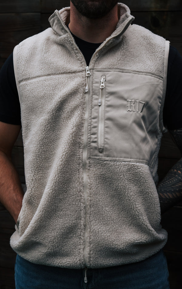 Rambler Sherpa Gilet - Ecru