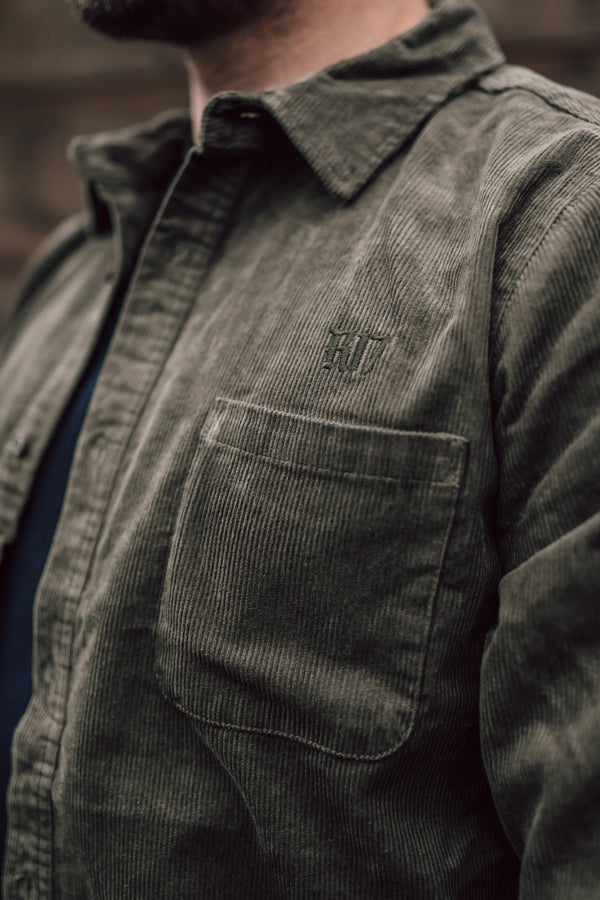 Signature Cord Shirt - Moss