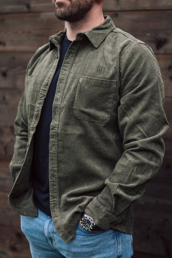 Signature Cord Shirt - Moss