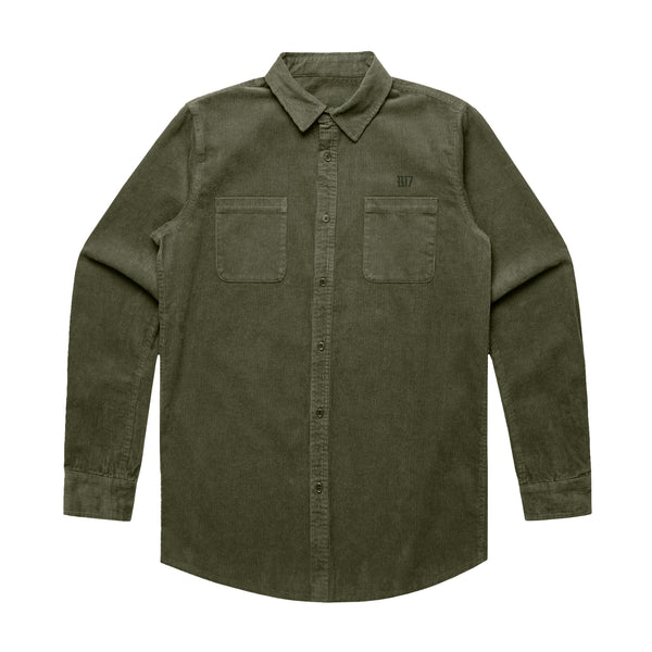Signature Cord Shirt - Moss