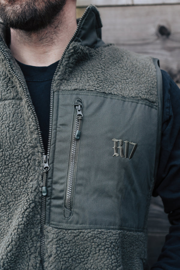 Rambler Sherpa Gilet - Olive