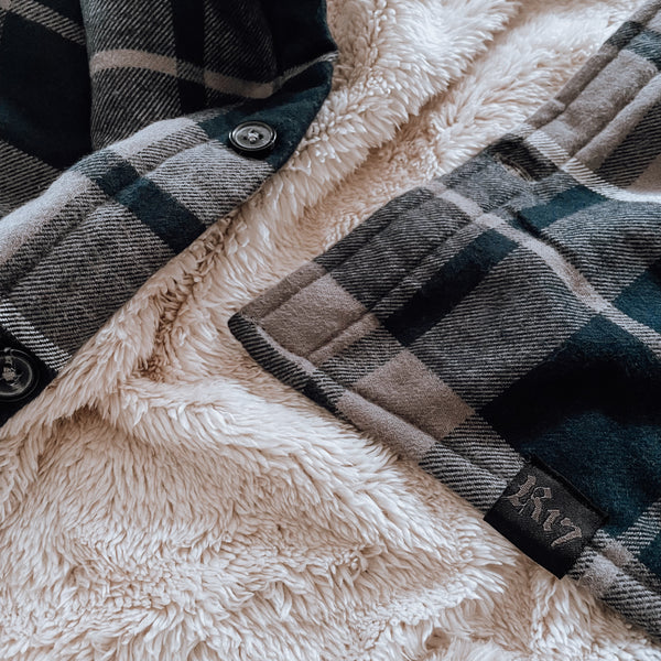 Flannel Sherpa - Grey