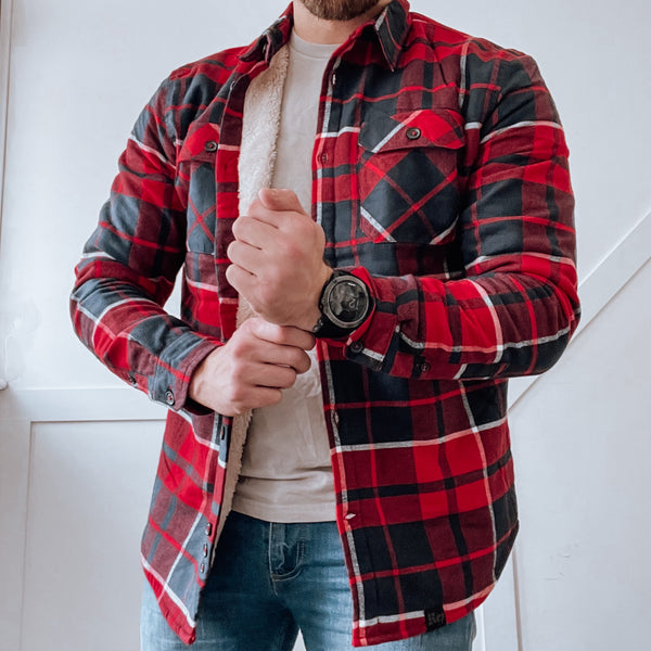 Flannel Sherpa - Red