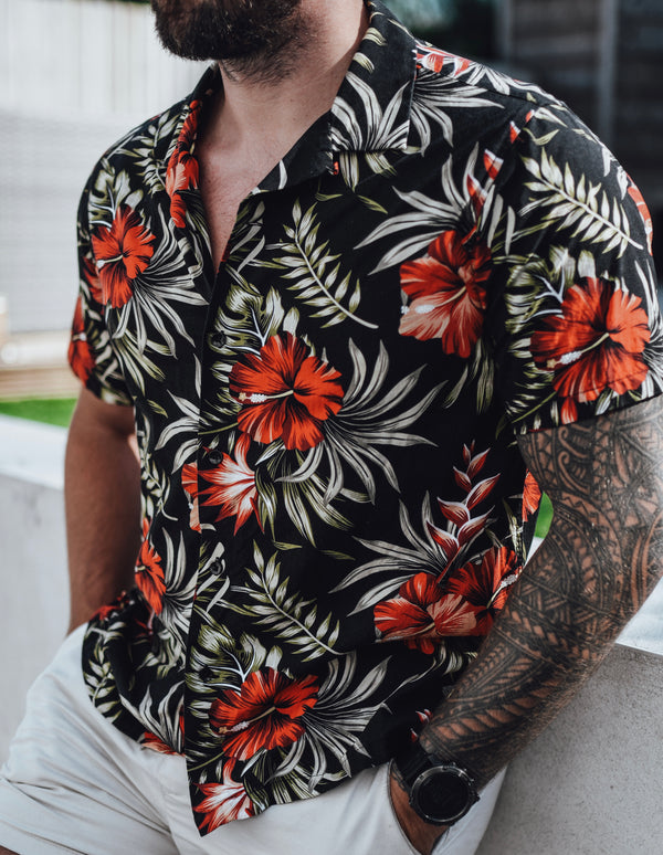 Tropical Button Up