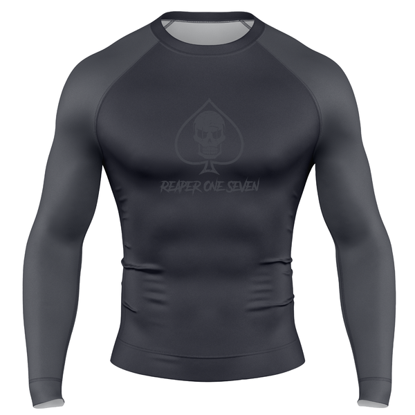 Long Sleeve Rash Guard - Charcoal