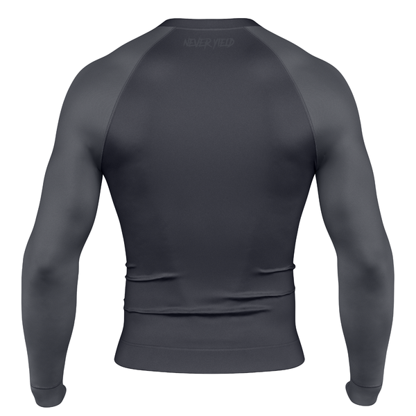 Long Sleeve Rash Guard - Charcoal