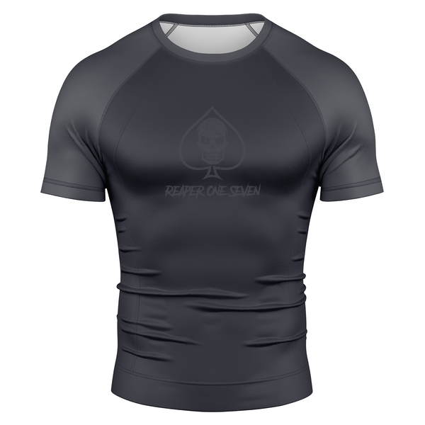 Short Sleeve Rash Guard - Charcoal