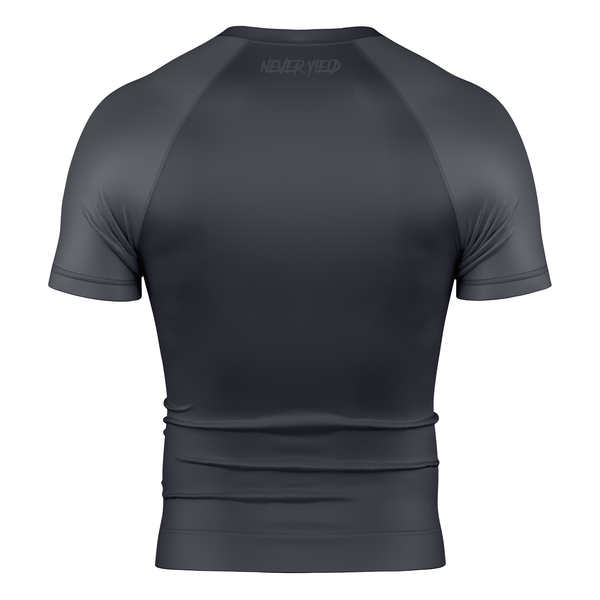 Short Sleeve Rash Guard - Charcoal